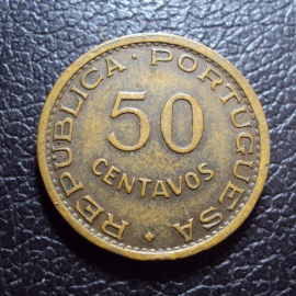 Ангола Португальская 50 сентаво 1958 год.
