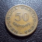 Ангола Португальская 50 сентаво 1953 год.