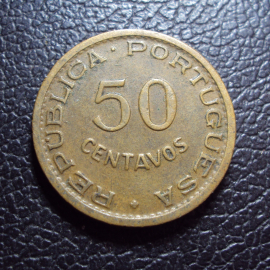 Ангола Португальская 50 сентаво 1961 год.