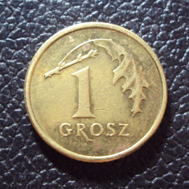 Польша 1 грош 2003 год.