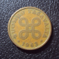 Финляндия 5 пенни 1963 год. - вид 1