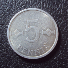 Финляндия 5 пенни 1983 год.