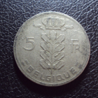 Бельгия 5 франков 1958 год belgique.
