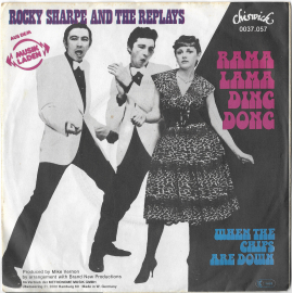 Rocky Sharpe And The Replays "Rama Lama Ding Dong" 1978 Single  