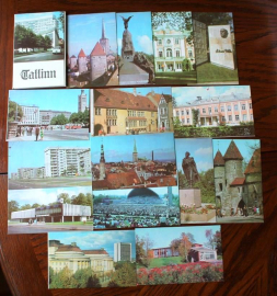 Tallinn Таллин набор открыток 1973 г 15 шт
