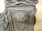 винтажное иконоподобное изображение на коже Спас Спаситель Иисус Христос Господь кожаная икона - вид 5