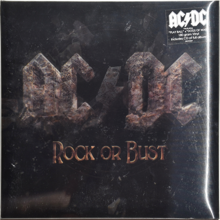 AC/DC ‎ "Rock Or Bust" 2014 2Lp SEALED Lenticular Cover  