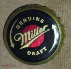 Пробка кронен Пиво Miller Draft