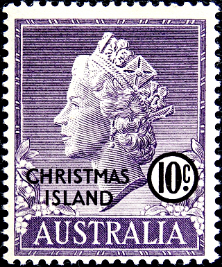 Остров Рождества 1958 год . Queen Elizabeth II . Каталог 5,0 €.