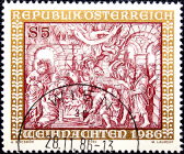 Австрия 1986 год . Шванталер управляющий цистерцианским аббатством Шлирбаха.
