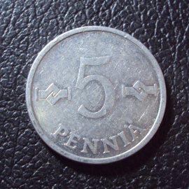 Финляндия 5 пенни 1977 год.