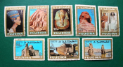  Эль-Фуджайра1966 Международная филвыставка в Каире 100 лет Египетской марке Mi# 49-56 Used