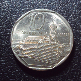Куба 10 сентаво 1999 год.