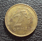 Польша 2 гроша 1999 год.
