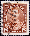 Канада 1935 год . Король Георг VI - герцог Йоркский . Каталог 1,10 €.
