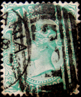 Тасмания 1878 год . Королева Виктория . Каталог 1,0 £. 