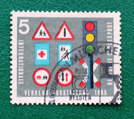 Германия 1965 Светофор Дорожные знаки Sc#919 Used