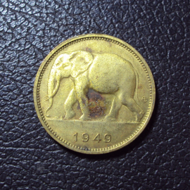 Бельгийское Конго 1 франк 1949 год.