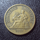 Франция 1 франк 1921 год.