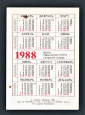 Календарик Парад Красная площадь 1988. - вид 1