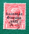 Ирландия 1922 Георг V надпечатка Sc#45 Used