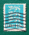 Эстония 1928 герб львы Sc# 95 Used