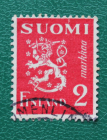 Финляндия 1936 герб лев Sc#173 Used