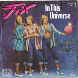 Trix "In This Universe" 1981 Single  