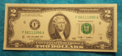 2$ доллара 2009 г. UNC Номер - Год рождения 1996г.