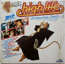 Various "High Life - 24 Himmlische Top Hits" (Inxs Elton John Fancy Chris De Burgh" 1986 2Lp  