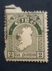 Ирландия 1922 Карта Sc# 68 Used