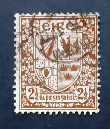 Ирландия 1923 Щит Герб Sc# 69 Used
