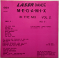 Laser dance "Megamix Vol.2" 1989 Maxi Single   - вид 1