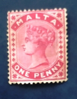Мальта 1885 стандарт королева Виктория Sc# 9 MLH