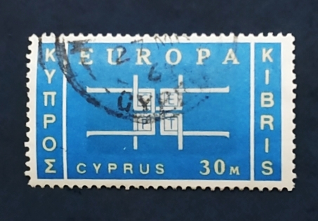 Кипр 1963 Европа Символ Единства Sc# 230 Used