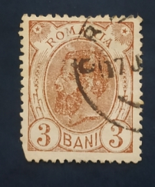 Румыния  1893 король Кароль I Sc#119 Used