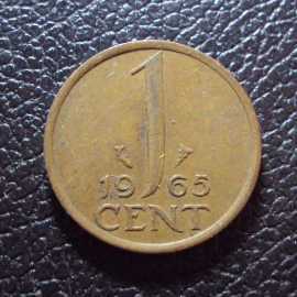 Нидерланды 1 цент 1965 год.