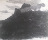 ИРИ Маруки (1901-1995) Гора Конпира 1320*600 Техника Нихонга Свиток.Картина.Графика