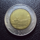 Италия 500 лир 1990 год.