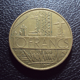 Франция 10 франков 1987 год.