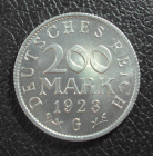 Германия 200 марок 1923 g год.