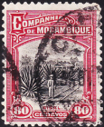 Мозамбик (компания) 1925 год . Плантация сизаля 80 с . Каталог 1,70 £. (2)