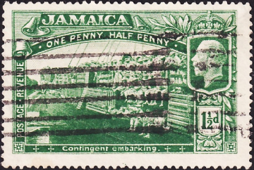 Ямайка 1921 год . Начало Первой Мировой Войны . (4)