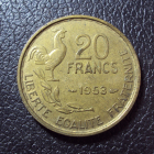 Франция 20 франков 1952 год.