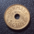 Дания 1 эре 1939 год.