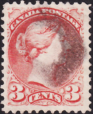  Канада 1888 год . Queen Victoria . 3 c . Каталог 18,0 £. (3)