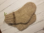 Детские носочки из собачьего пуха Кавказца. 15 см