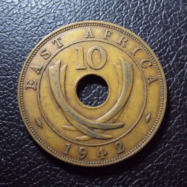 Восточная Африка Британская 10 центов 1942 год.