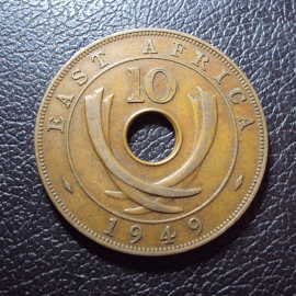 Восточная Африка Британская 10 центов 1949 год.