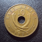 Восточная Африка Британская 10 центов 1936 год.